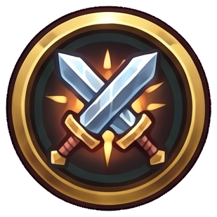 Transparent attack button piece from the cat clan GUI kit, one of eight, made on 2026-10-21