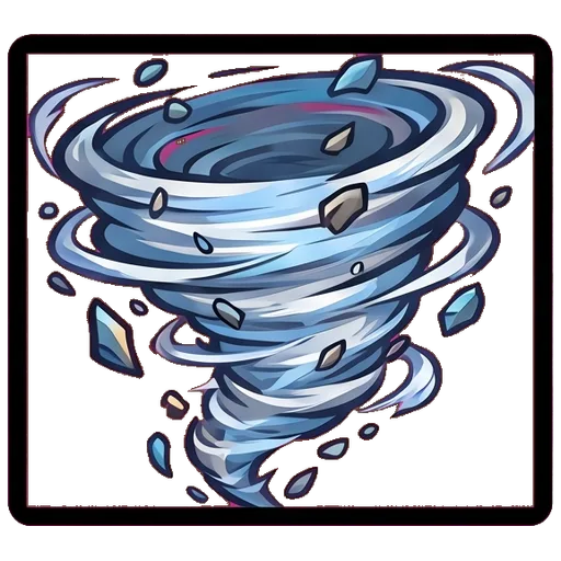whirlwind icon, fighting pack