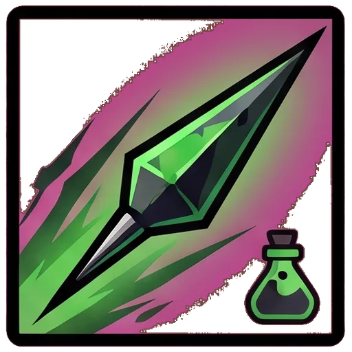 poison dart icon, fighting pack