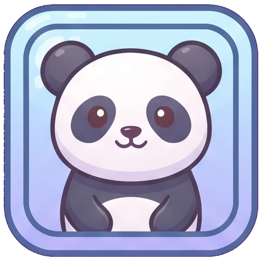 panda icon, simulator pack
