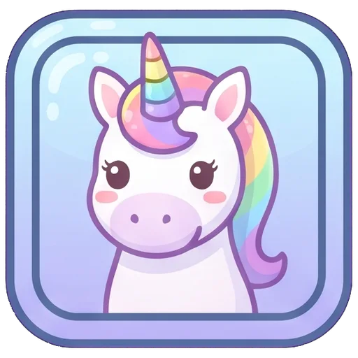 unicorn icon, simulator pack