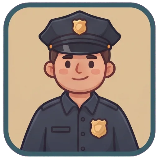 police officer icon, roleplay pack