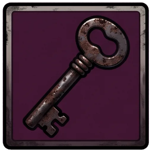 rusty key icon, horror pack