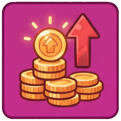 income boost icon, tycoon pack