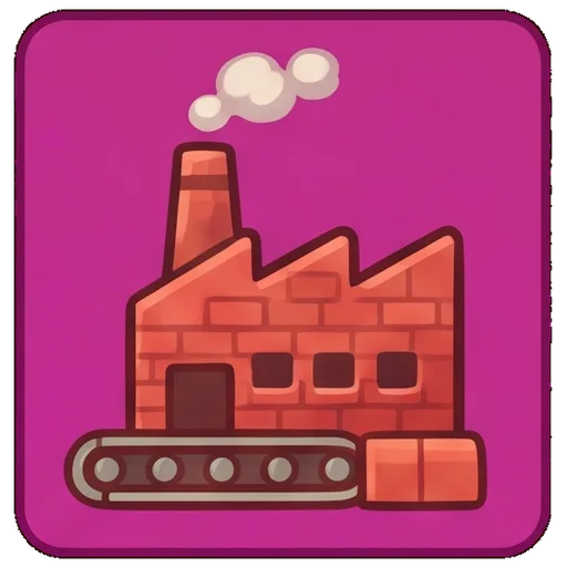 factory icon, tycoon pack