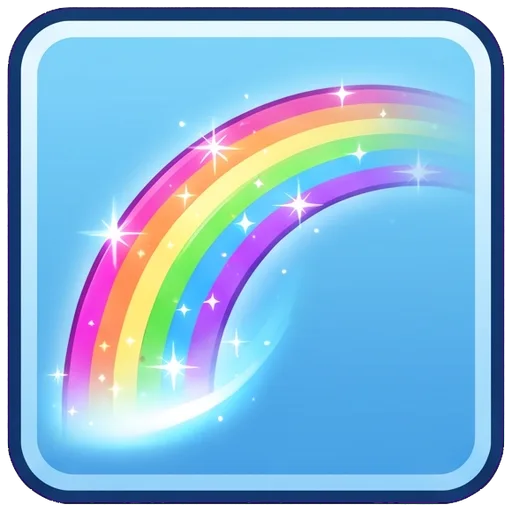 rainbow trail icon, obby pack